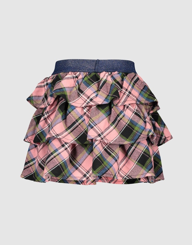 B.Nosy - Ruffle Check Skirt - Kids-Teens