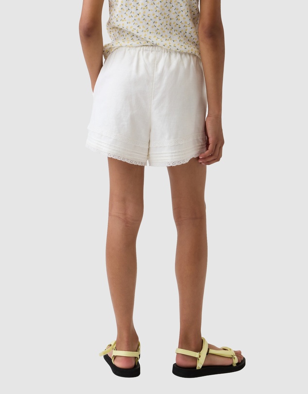 GAP - Linen PO Lace Shorts - Teens