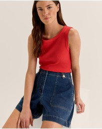 Review - Farrah Denim Shorts
