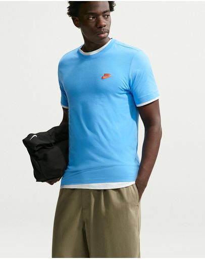 Football Blue & Safety Orange