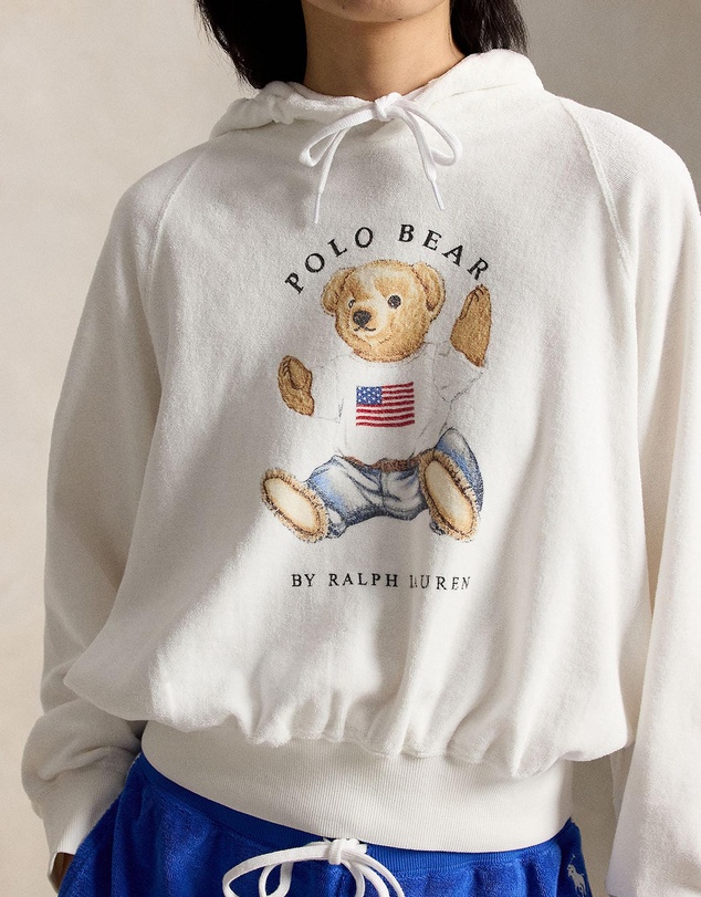 Polo Ralph Lauren - Shrunken Fit Polo Bear Terry Hoodie