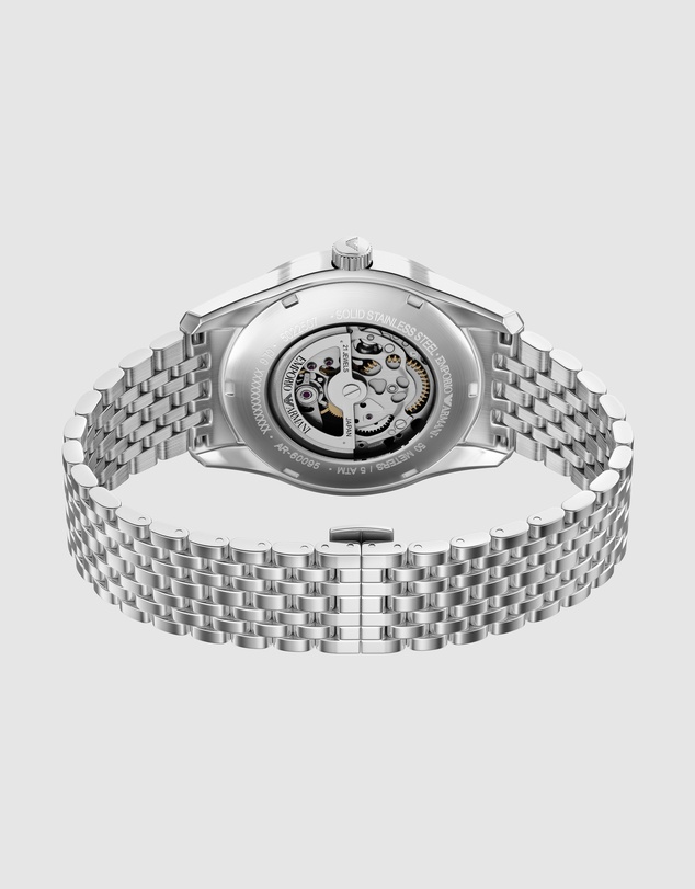 Emporio Armani - Silver Tone Analogue Watch