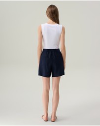 IDA+S - Frances Linen Shorts