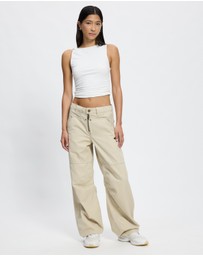 adidas Originals - Canvas Loose Pants 32 Length