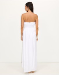 Dazie - Heatwave Strapless Maxi Dress