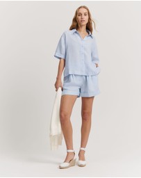 Country Road - Organically Grown Linen Short Sleeve Shirt