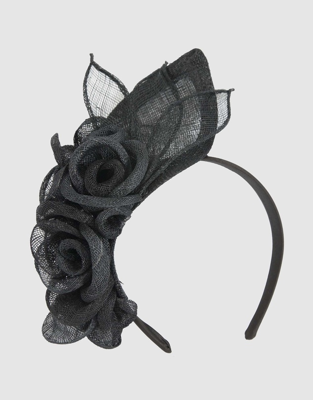 Max Alexander - Flower Sinamay Fascinator Headband