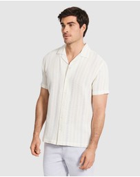 Tarocash - Delos Stripe Textured Shirt
