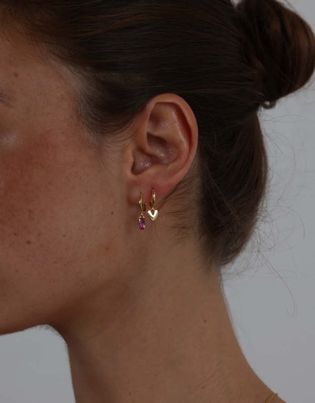 Pastiche - Gold Amara Huggies Gold Plated 925 Sterling silver Earrings