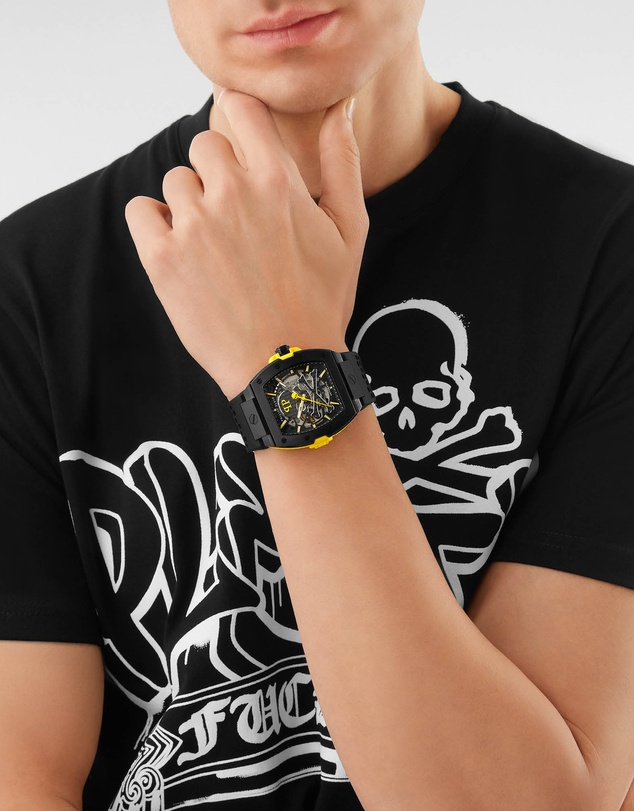 Philipp Plein - THE $KELETON 2.0 44mm Black Tone Automatic Watch