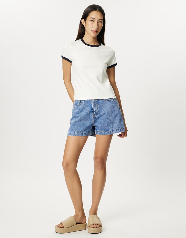 Assembly Label - Boxy Denim Shorts