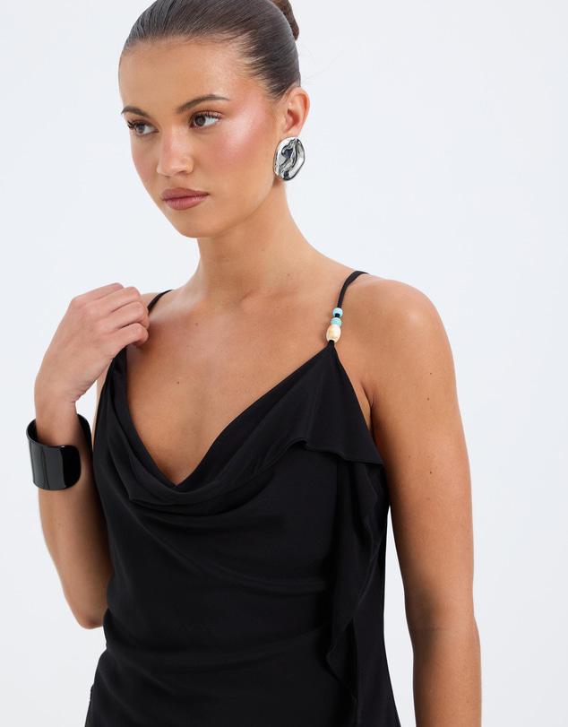 Calli - Charlotte Frill Detail Cami Top