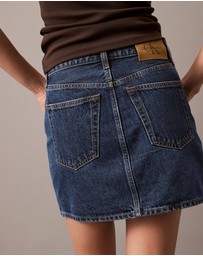 Calvin Klein Jeans - High Rise Denim Mini Skirt