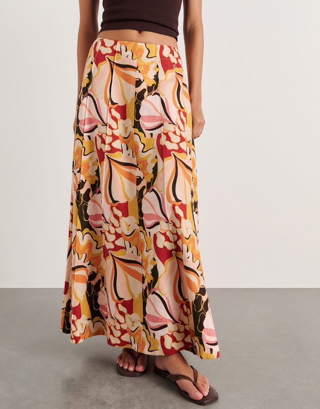 Jag - Lila Maxi Skirt