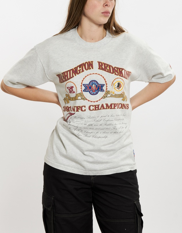 Vintage by The Real Deal - Pre Loved - 1991 NFL Washington Redskins Super Bowl Tee