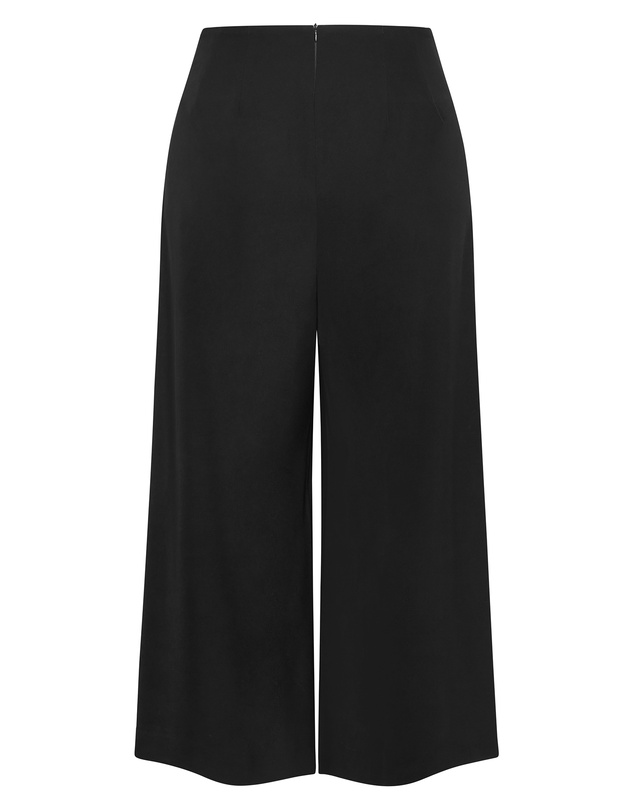 City Chic - Plus size Francesca Wide Leg Pant - black