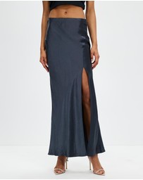 Third Form - Crush Bias Split Maxi Skirt