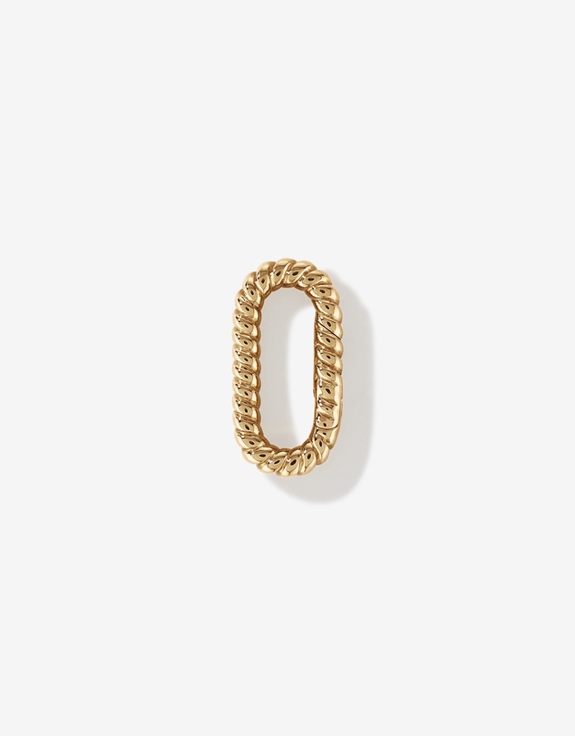 Michael Hill - Twisted Paperclip Pendant Connector in 10k Yellow Gold