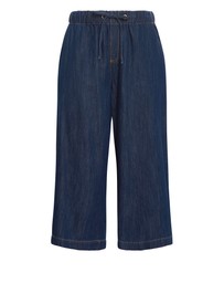 City Chic - Plus size Tiana Cotton Denim Crop Pant - dark wash