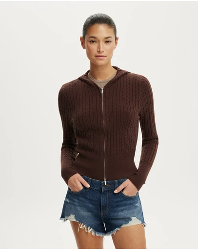 Cotton On - Everfine Hooded Knit