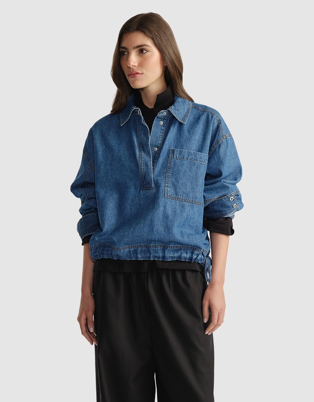 Decjuba - D-Luxe Chambray Stitch Shirt