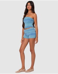EDIKTED - Daytona Gradient Knit Tube Top