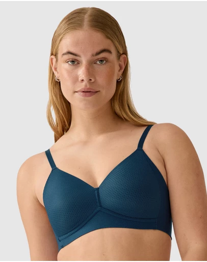 Naturana - Jacquard Lightly-Padded Side Smoothing Wirefree Bra