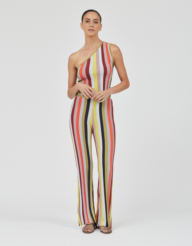 Third Form - Rhythm Knit One Shoulder Top