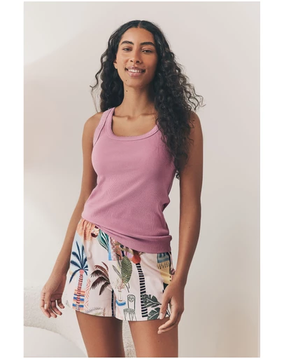 NEXT - Cotton Rib Vest Short Set Pyjamas