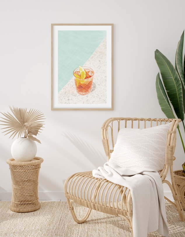 Olive et Oriel - Negroni Art Print
