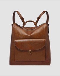 Fossil - Fossil Parker Brown Backpack ZB1836200