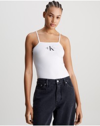 Calvin Klein Jeans - Cotton Stretch Monogram Bodysuit