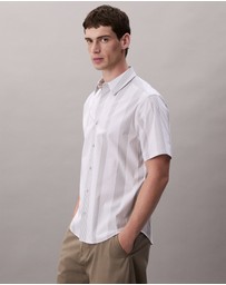 Calvin Klein - Yarn-Dyed Stripe Stretch Classic Shirt