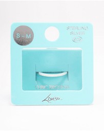 Lovisa - Sterling Silver Cubic Zirconia Pave Band Ring
