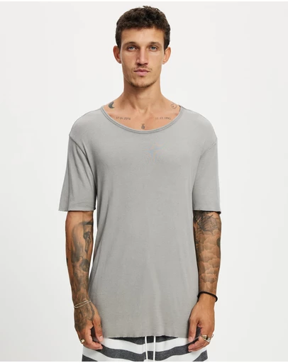 Surrounded By Ghosts - The Onyx Slim Rib Knit T-Shirt