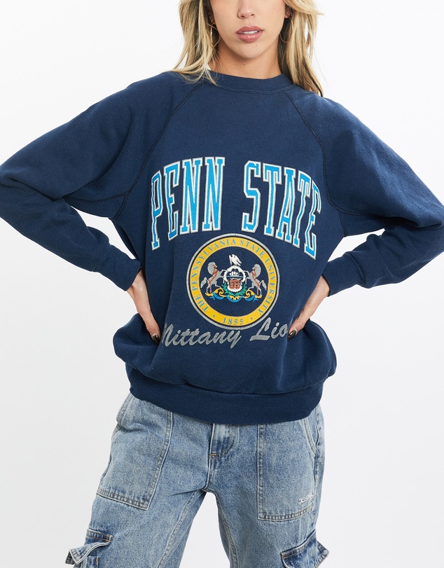 Vintage by The Real Deal - Pre Loved - Vintage 90s NCAA Penn State Nittany Lions Sweatshirt