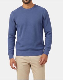 Henry Bucks - Henry Sartorial Cotton Textured Crew Neck Knit