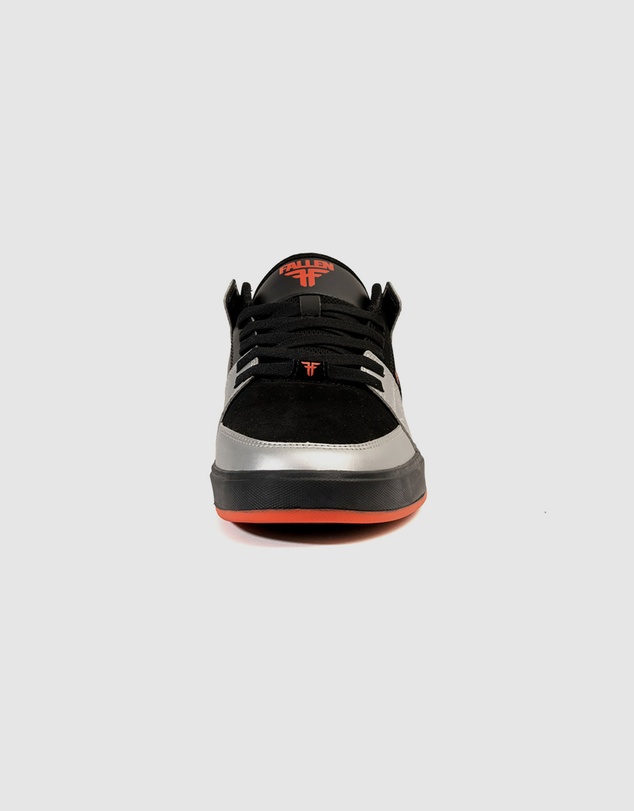 Fallen Footwear - Fallen Footwear Men Trooper Orange Fluro Chris Cole Shoes Black/Silver