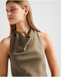 Forever New - Evelyn Halter Neck Backless Top