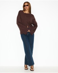 Dazie - Zara Asymmetric Knit Jumper