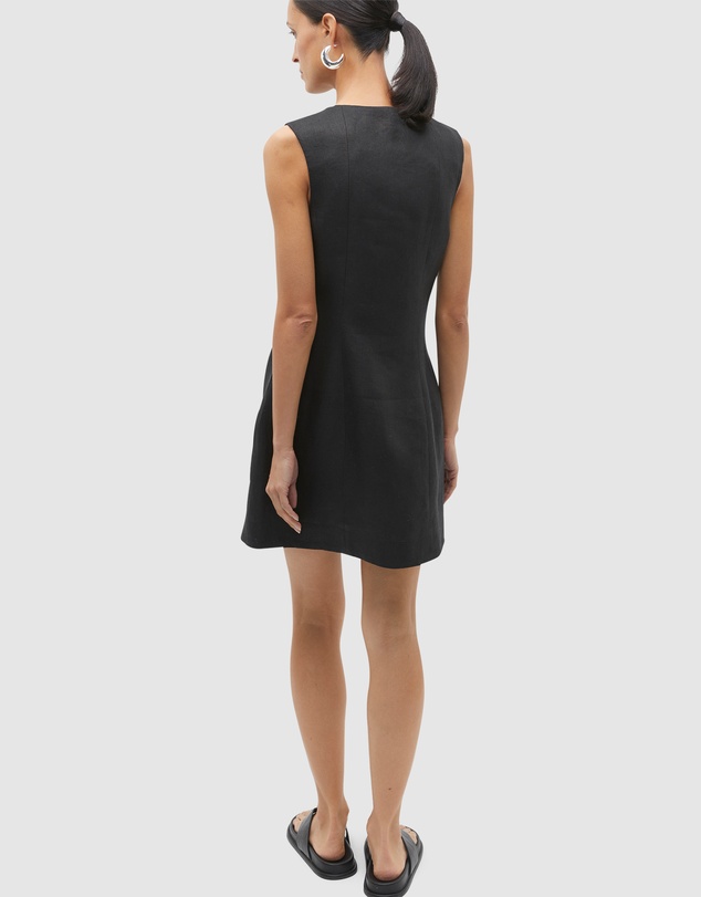 Seed Heritage - Linen Button Through Mini Dress