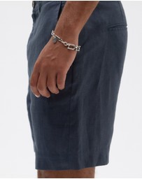 AERE - Tailored Linen Shorts