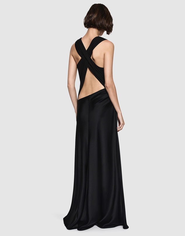 MISHA - Frida Drape Halter Dress