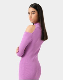 Forcast - Destiny Cut Out Knit Dress