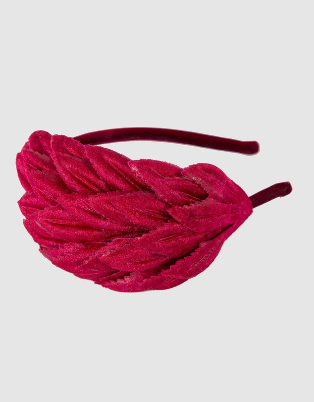 Max Alexander - Small red fascinator headband
