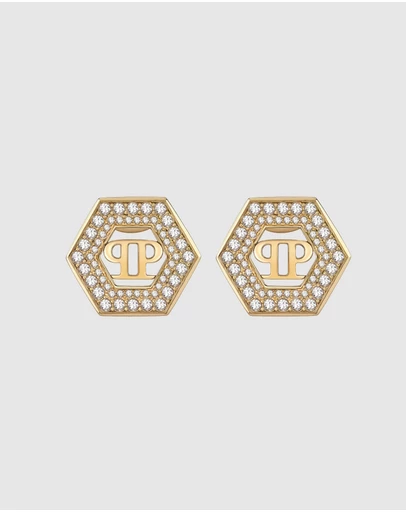 Philipp Plein - Legacy Gold-Tone Earrings