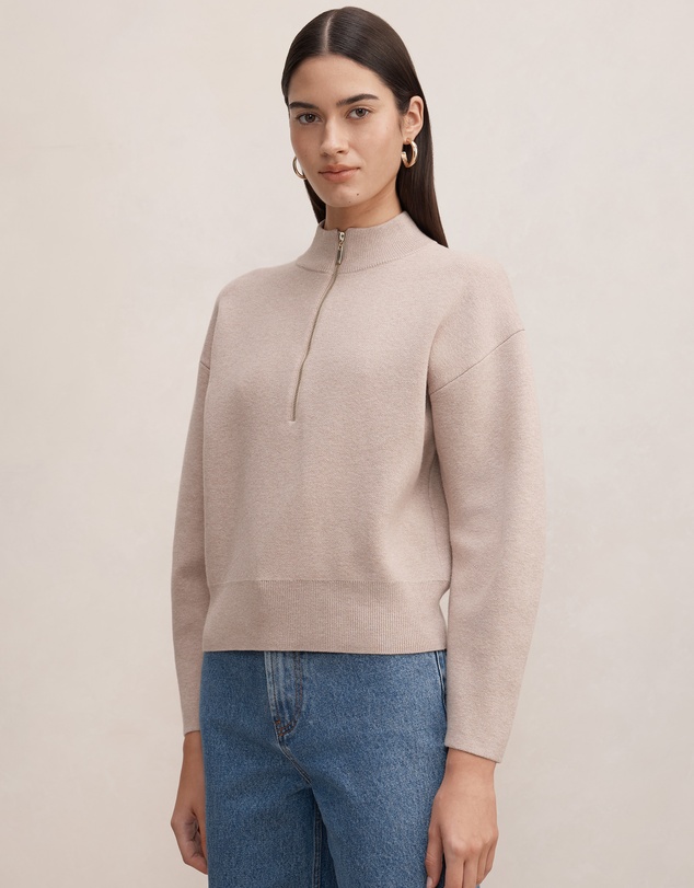 Forever New - Hayley Quarter Zip Jumper