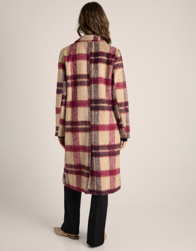 Fate + Becker - Harlow Check Longline Coat