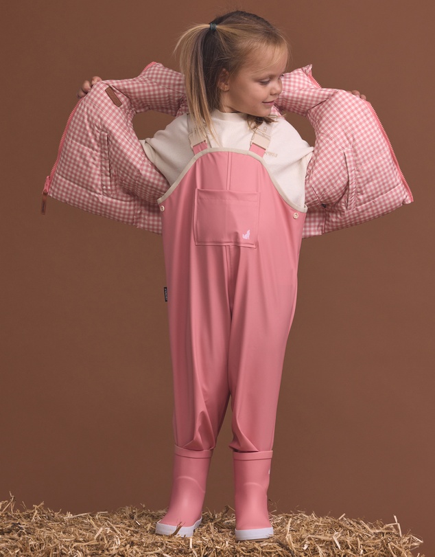 Crywolf - REVERSIBLE ECO-VEST Rose Gingham