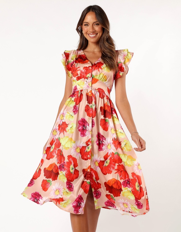 Petal & Pup - Larkspur Midi Dress - Floral